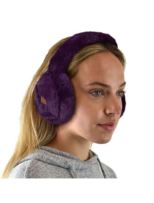 C.C Soft Winter Warm Adjustable Headband Ear Warmer Earmuffs