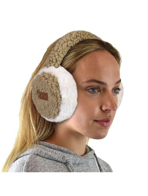 C.C Soft Winter Warm Adjustable Headband Ear Warmer Earmuffs