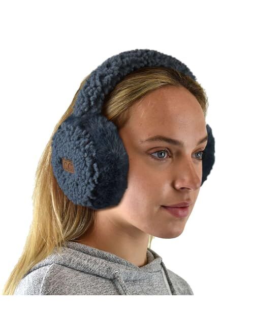 C.C Soft Winter Warm Adjustable Headband Ear Warmer Earmuffs