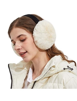 Surblue Cute Animal Earmuffs Winter Warm Outdoor Ear Covers Headband Fur Earwarmer