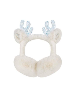 Surblue Cute Animal Earmuffs Winter Warm Outdoor Ear Covers Headband Fur Earwarmer