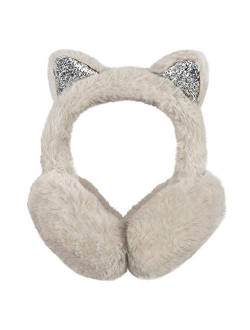 Surblue Cute Animal Earmuffs Winter Warm Outdoor Ear Covers Headband Fur Earwarmer