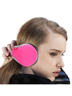 Ear muffs For Men Women Winter Ear Warmers Adjustable Waterproof Earmuffs Unisex Foldable Faux Fleece Fur Ear Cover