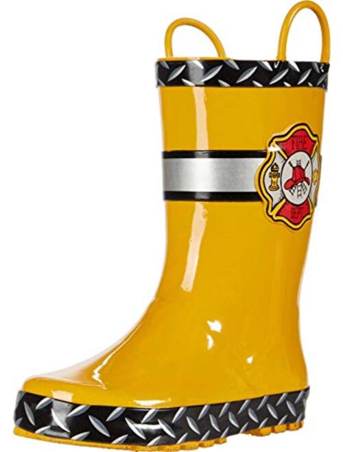 Western Chief Unisex-Child Waterproof Easy-on Printed Rain Boot Shoe