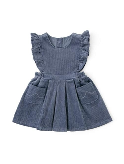 Simplee kids Toddler Girl Casual Dress for Spring Girls Skrit with Pocket