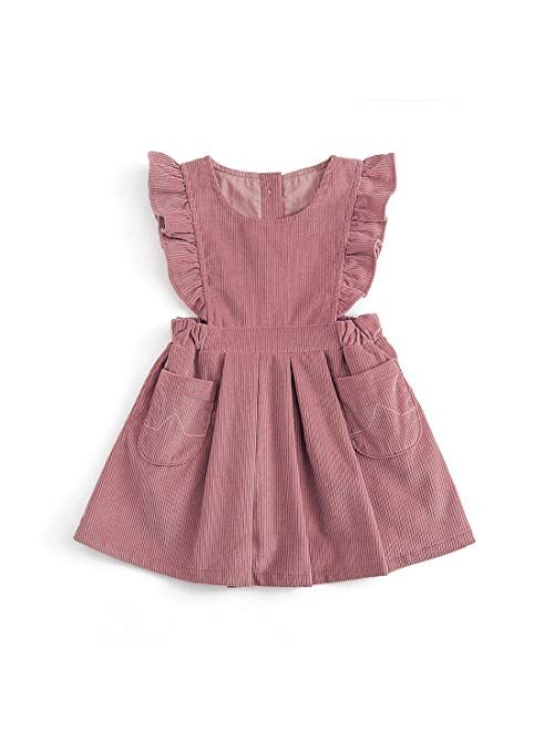 Simplee kids Toddler Girl Casual Dress for Spring Girls Skrit with Pocket