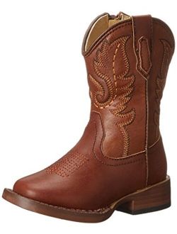 Texson Square Toe Classic Cowboy Boot (Toddler/Little Kid)