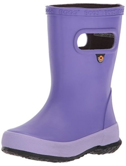 Unisex-Child Skipper Waterproof Rubber Rain Boot for Boys and Girls