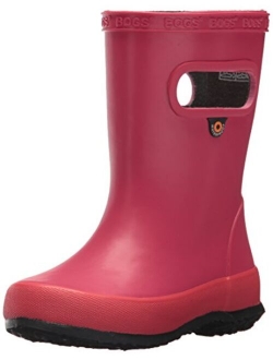 Unisex-Child Skipper Waterproof Rubber Rain Boot for Boys and Girls