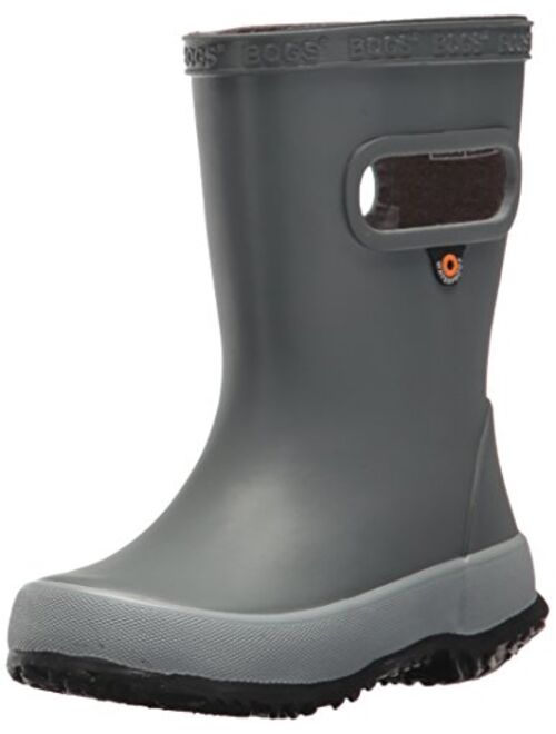 BOGS Unisex-Child Skipper Waterproof Rubber Rain Boot for Boys and Girls