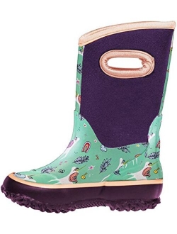 OAKI Kid's Neoprene Rain Boots, Snow Boots, Muck Boots