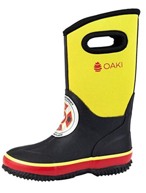 OAKI Kid's Neoprene Rain Boots, Snow Boots, Muck Boots