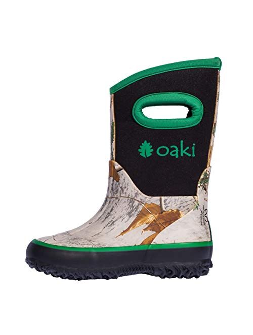 OAKI Kid's Neoprene Rain Boots, Snow Boots, Muck Boots