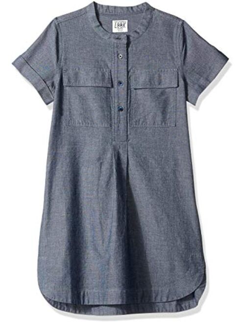 LOOK by crewcuts Girls' Chambray Shirt Dress