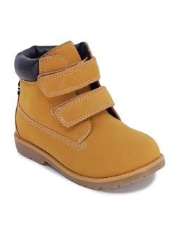 Kids Chukka Boot Boys Dress Bootie Adjustable Strap/Zipper (Toddler/Little Kids)