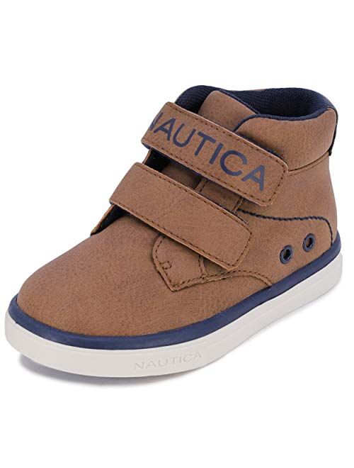 Nautica Kids Chukka Boot Boys Dress Bootie Adjustable Strap/Zipper (Toddler/Little Kids)