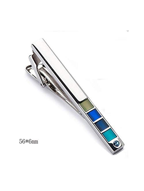 UXZDX CUJUX Creative Fashion Men's Shirt Tie Clip Cufflinks Suit Men's Business Formal Wear Accessories Accessories