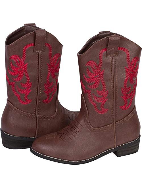 Wild Bear Boots Kids Cowboy Boots Girl and Boy Horseback Riding Boots