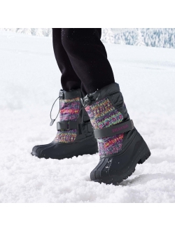 Boys & Girls Mid Calf Waterproof Winter Snow Boots