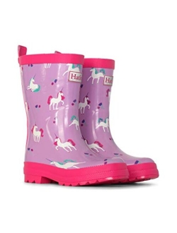 Unisex-Child Printed Rain Boots Raincoat