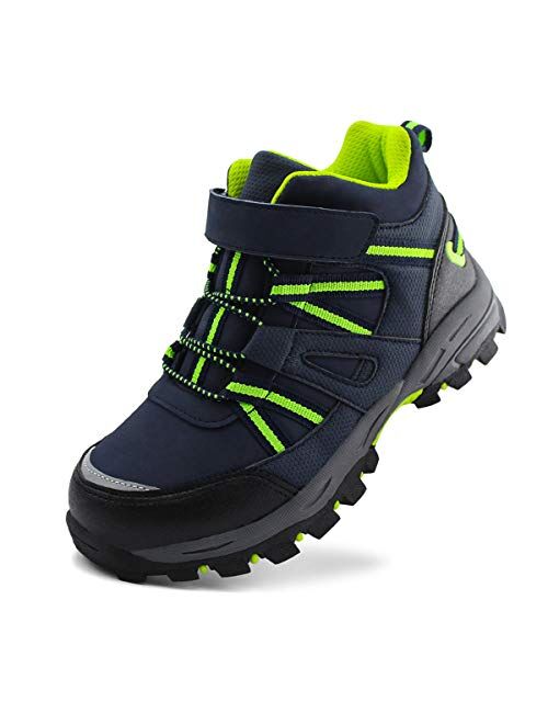 brooman Kids Hiking Boots Boys Girls Outdoor Adventure Shoes