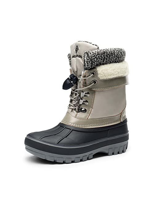 DREAM PAIRS Boys Girls Insulated Waterproof Winter Snow Boots