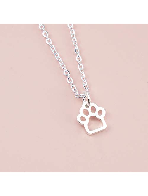 Melix Animal Yorkie Labrador Pitbull Husky Alaskan Akita Boxer Corgi Dachshund German Shepherd Golden Retriever Stainless Steel Pet Dog Doggy Pendant Necklace Gift