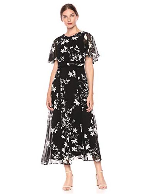 Calvin Klein Women's Maxi Popover Dress with Novelty Trim