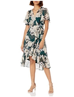 Women's Flutter Sleeve Dress