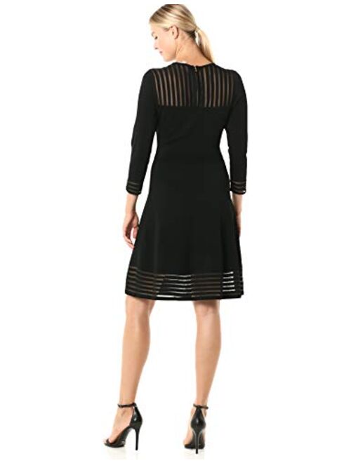 Calvin Klein Women's Sweater Dress with Illusion Hem