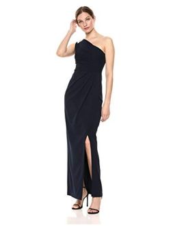 Calvin klein one shoulder deals gown