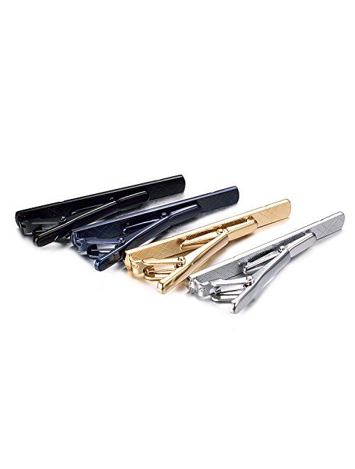 Yoursfs Cool Tie Clips for Men Skinny Tie Bar Pins for Mens Accessories Jewelry