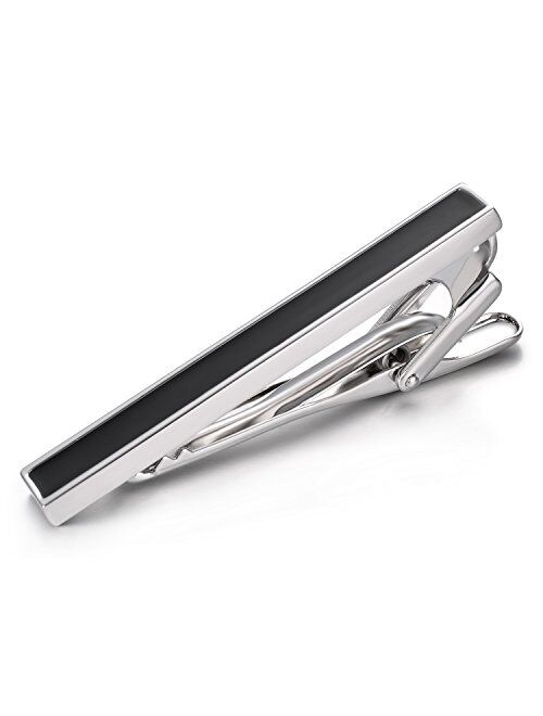 Yoursfs Cool Tie Clips for Men Skinny Tie Bar Pins for Mens Accessories Jewelry