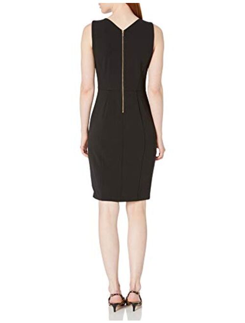 Calvin Klein Women's Sheath Dress with Ruffle