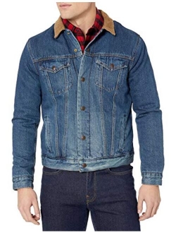 mens Button Up Denim Trucker Jacket