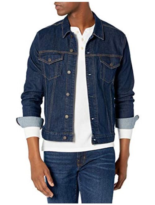 Lucky Brand mens Button Up Denim Trucker Jacket