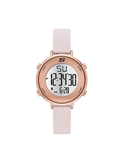 Women's Magnolia Quartz Metal and Silicone Digital Watch