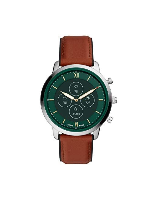 Fossil Men's Neutra Hybrid Smartwatch HR with Always-On Readout Display & Heart Rate & Activity Tracking & Smartphone Notifications & Message Previews