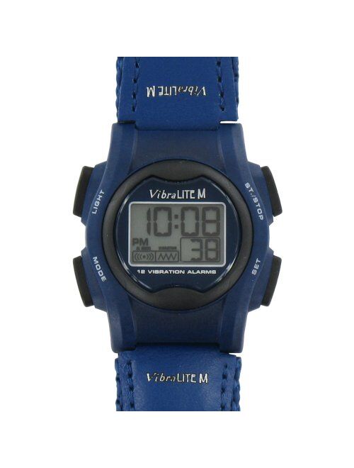 VibraLITE Mini 12-Alarm Vibrating Watch - Navy Blue