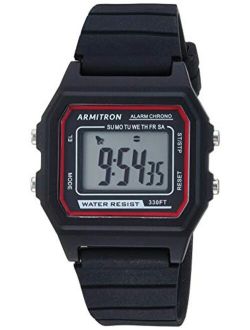 Sport Unisex Digital Chronograph Silicone Strap Watch, 40/8447