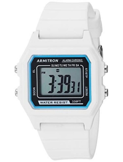 Sport Unisex Digital Chronograph Silicone Strap Watch, 40/8447