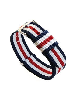 Watch Bands - Ballistic Nylon Military Style Straps - Choice of Color, Length & Width (18mm, 20mm, 22mm or 24mm)