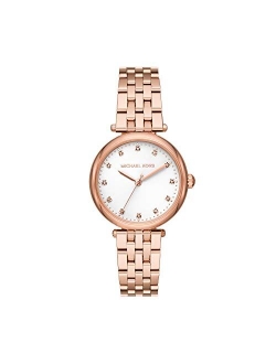 Darci Three-Hand Watch with Glitz Accents, 33mm