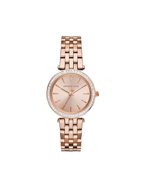 Michael Kors Darci Three-Hand Watch with Glitz Accents, 33mm