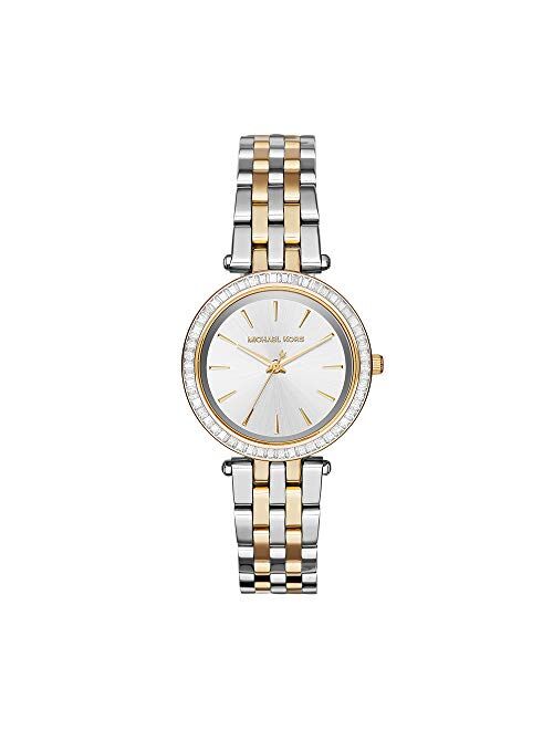 Michael Kors Darci Three-Hand Watch with Glitz Accents, 33mm