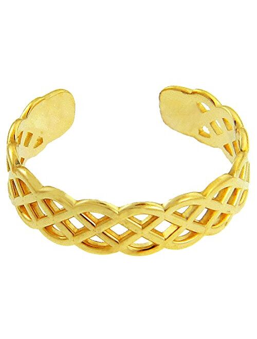 Gold Trinity Knot Celtic Toe Ring