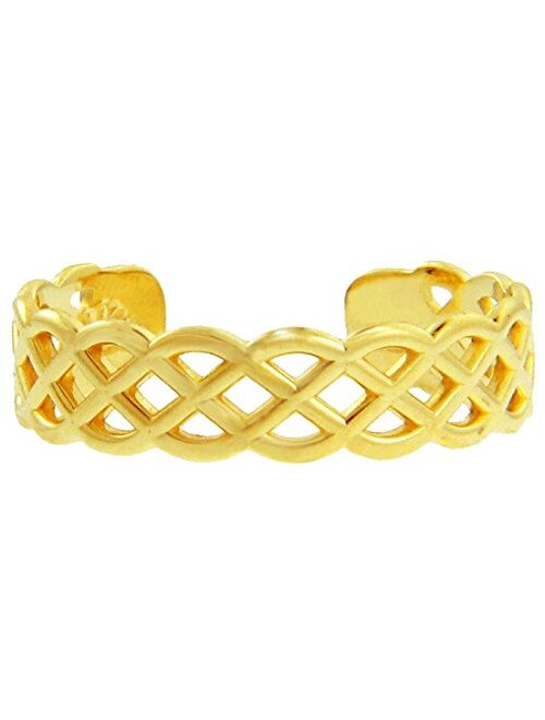 Gold Trinity Knot Celtic Toe Ring