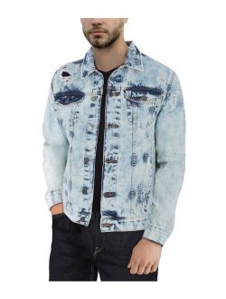 Men's Slim Washed Denim Jacket