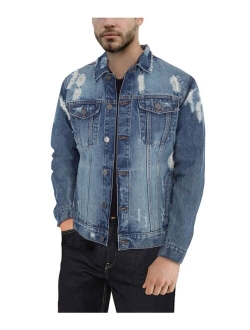 Men's Slim Washed Denim Jacket