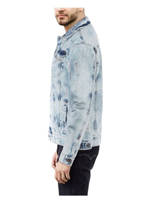 Men's Slim Washed Denim Jacket